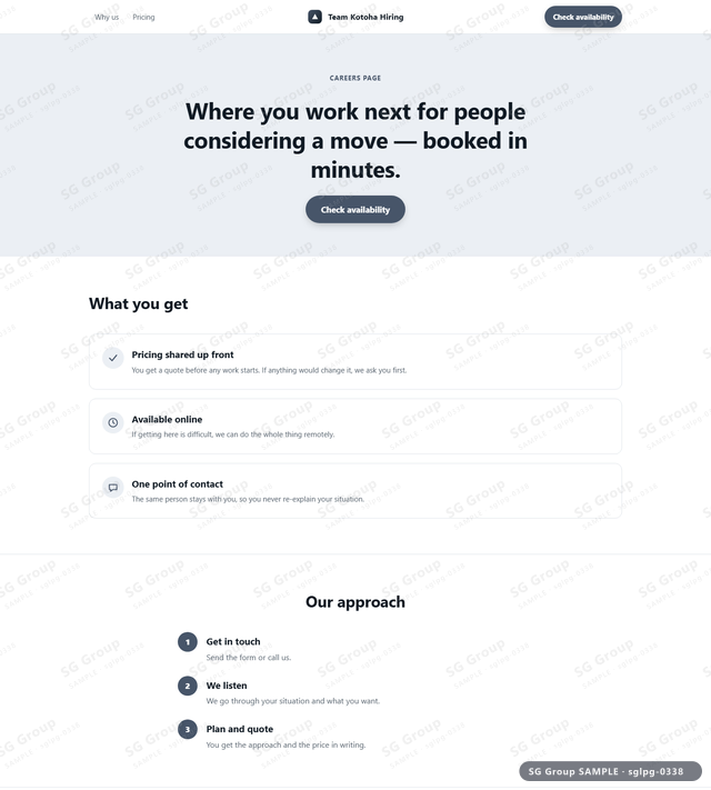 Thumbnail of Careers Page — Booking | banner CTA, Steel, an HTML landing-page template for careers page aimed at booking.